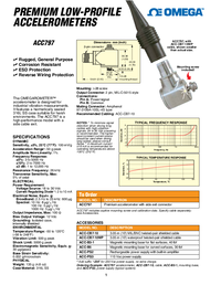 Thumbnail of document Data Sheet - ACC797 Accelerometer, Premium Grade, Low Profile